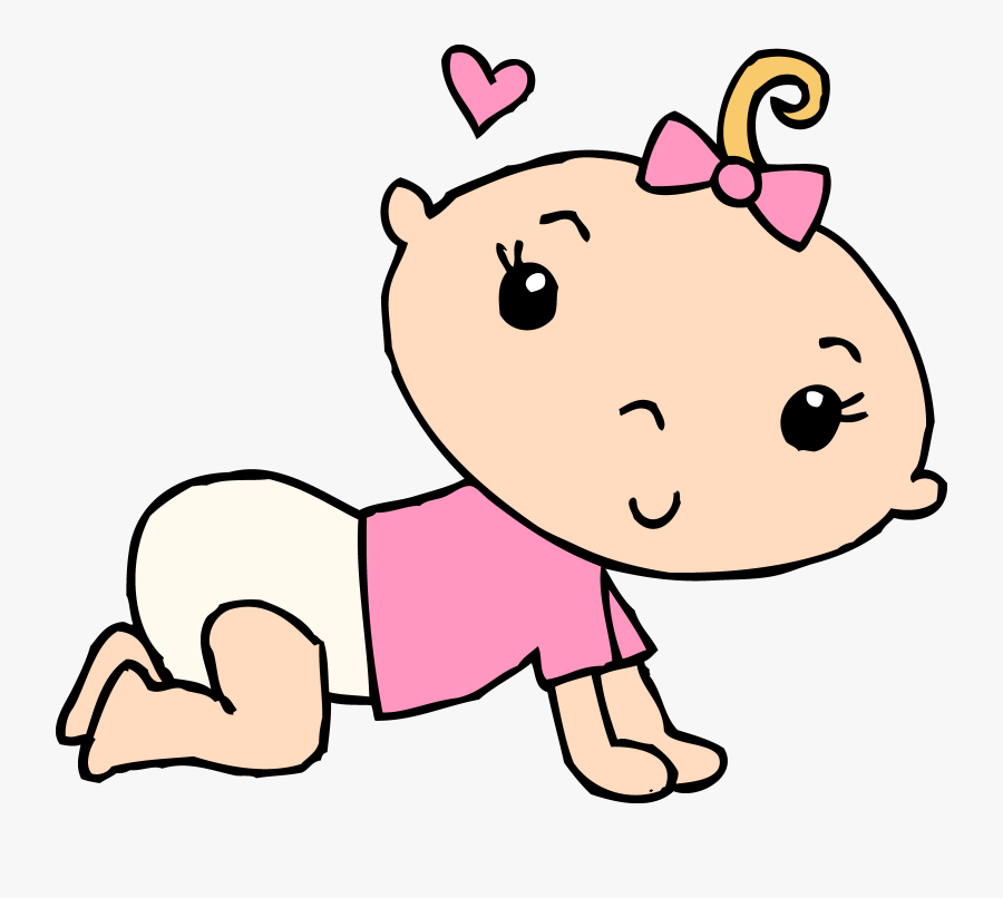 Baby Girl Crawling Clipart , Png Download Transparent, Transparent Clipart