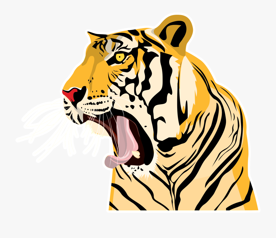 Clipart Tiger Roaring - Tiger Name Photos Hd, Transparent Clipart
