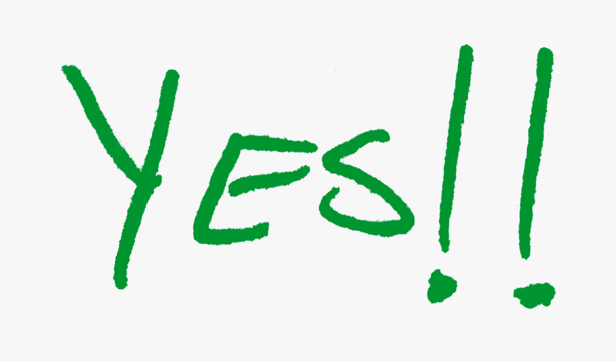 Png Clipart Yes - Calligraphy, Transparent Clipart