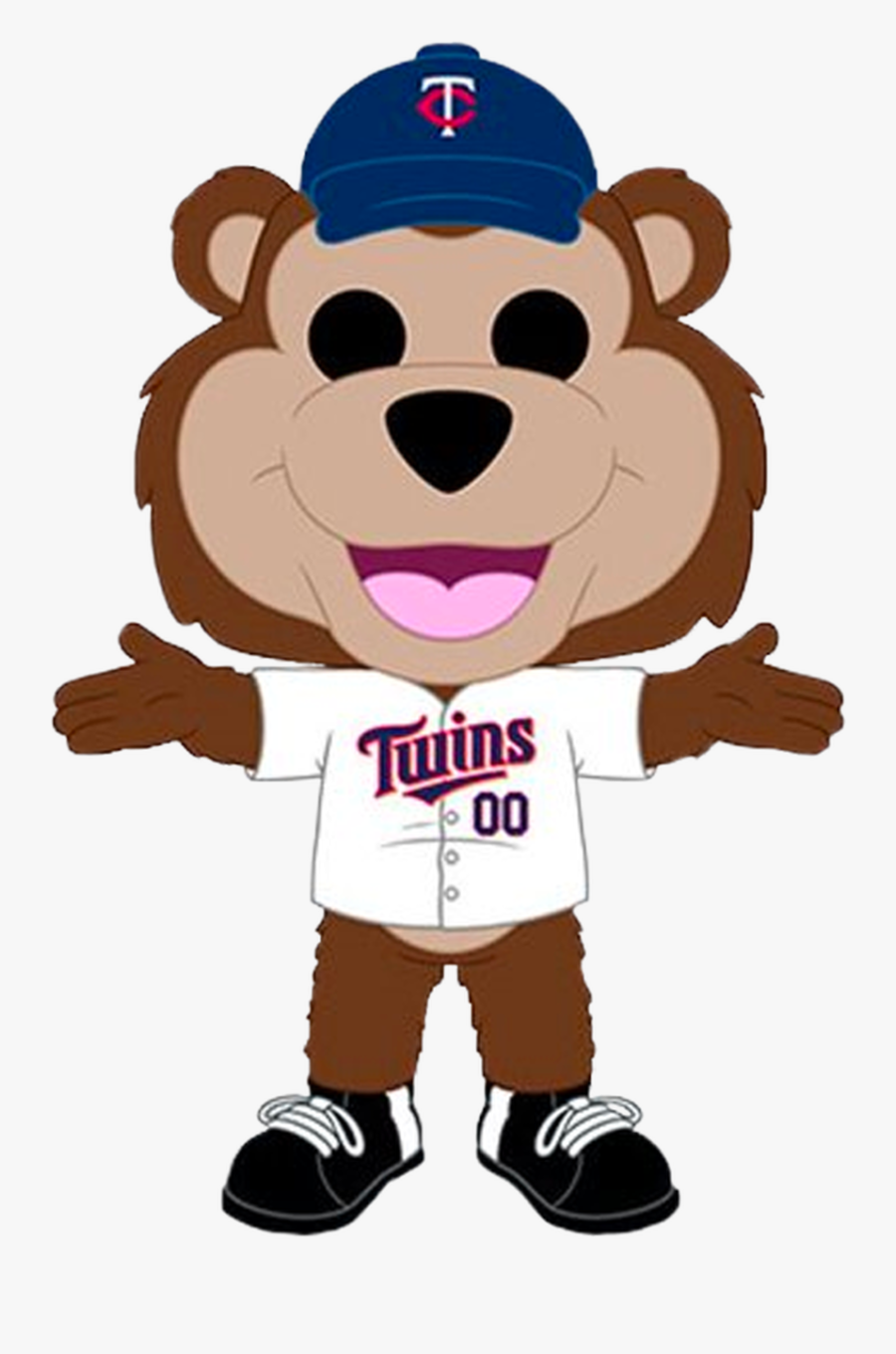 Tc Bear Minnesota Twins Mascot Pop Vinyl Figure - Baseball Twins Mascot Clipart, Transparent Clipart