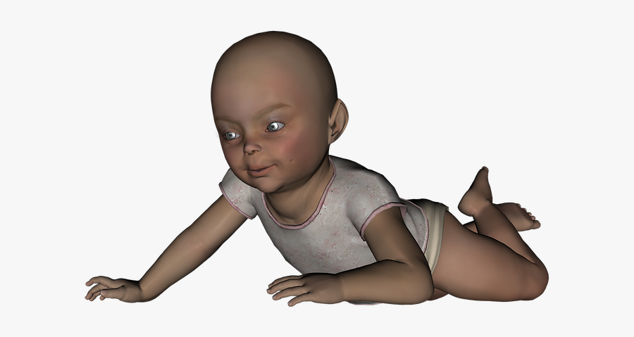 Child,crawling,baby Crawling,tummy - Small Child Png, Transparent Clipart