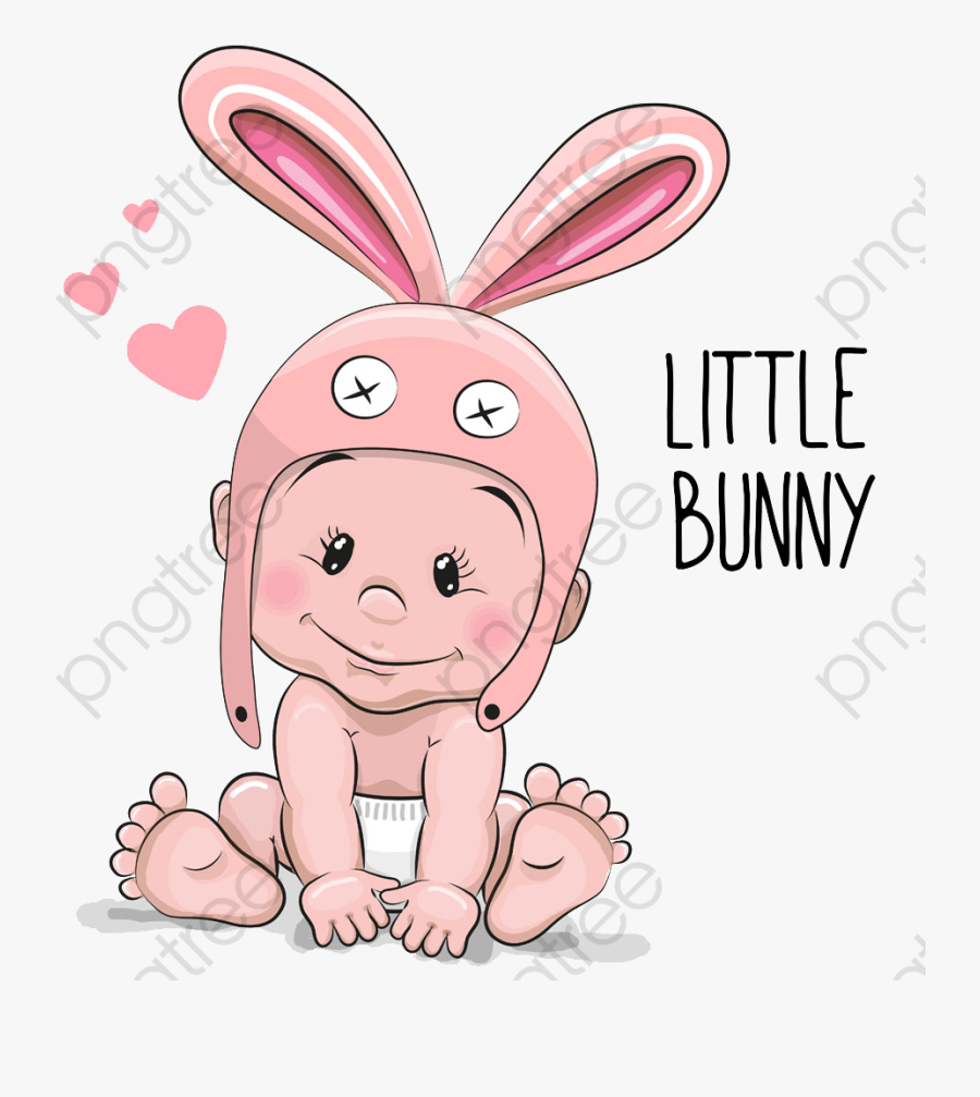 Transparent Baby Crawling Clipart - Cute Baby Clipart Png, Transparent Clipart