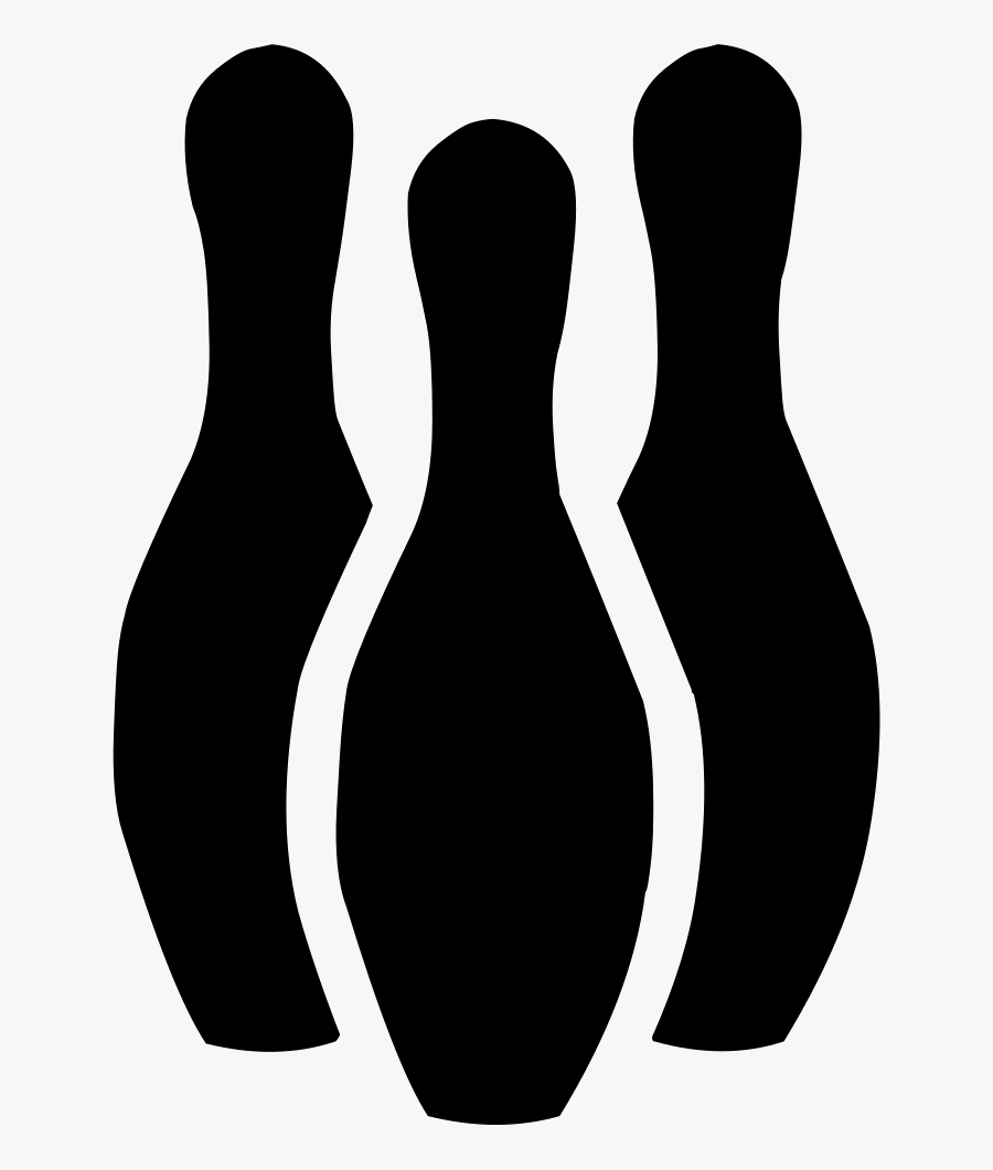Clip Art Freeuse Download Pin Silhouette At Getdrawings - Bowling Pins Silhouette Png, Transparent Clipart