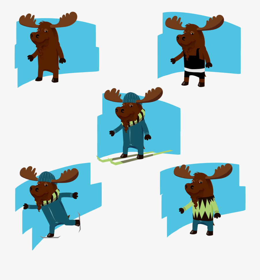 How To Banff Moose - Cartoon, Transparent Clipart