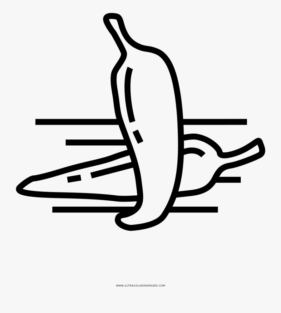 Chili Peppers Coloring Page - Line Art, Transparent Clipart