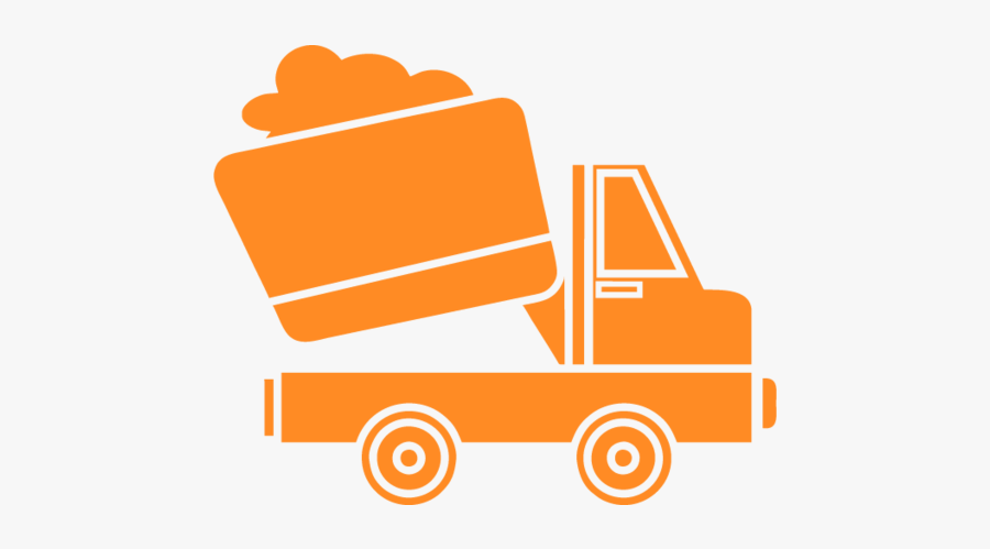 Truck Pictogram, Transparent Clipart