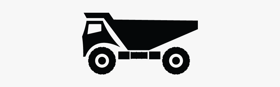 Dump Truck, Construction, Rigid, Truck Icon - Rigid Dump Truck Icon, Transparent Clipart