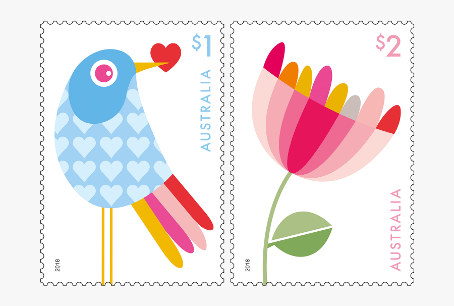 Australia Stamps 40c Christmas, Transparent Clipart