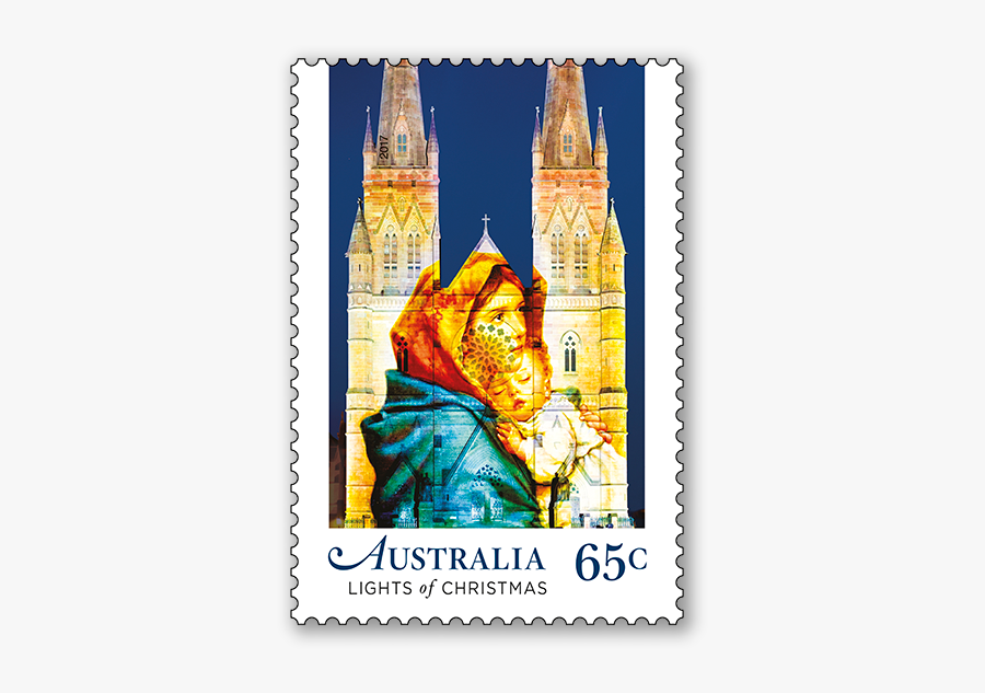 St Mary's Cathedral Christmas Lights 2018, Transparent Clipart