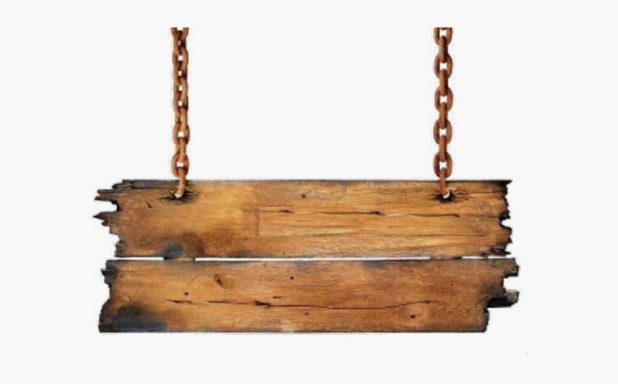 Wooden Sign Clipart - Transparent Background Wooden Sign, Transparent Clipart
