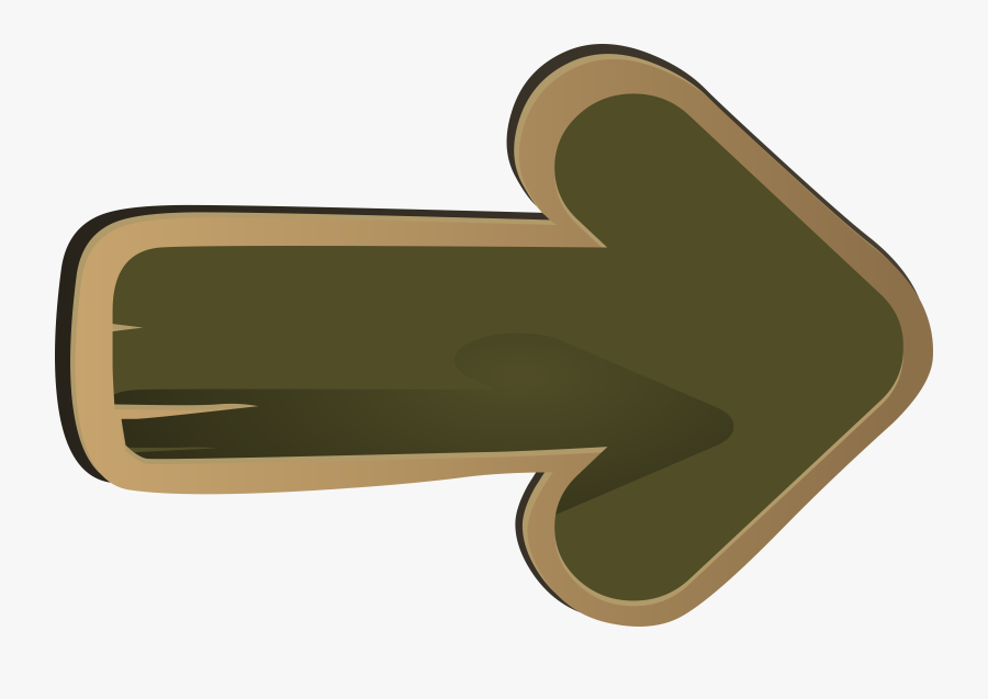 Way Clipart Wooden Arrow Pencil And In Color Sign , - Clip Art Wooden Arrow, Transparent Clipart