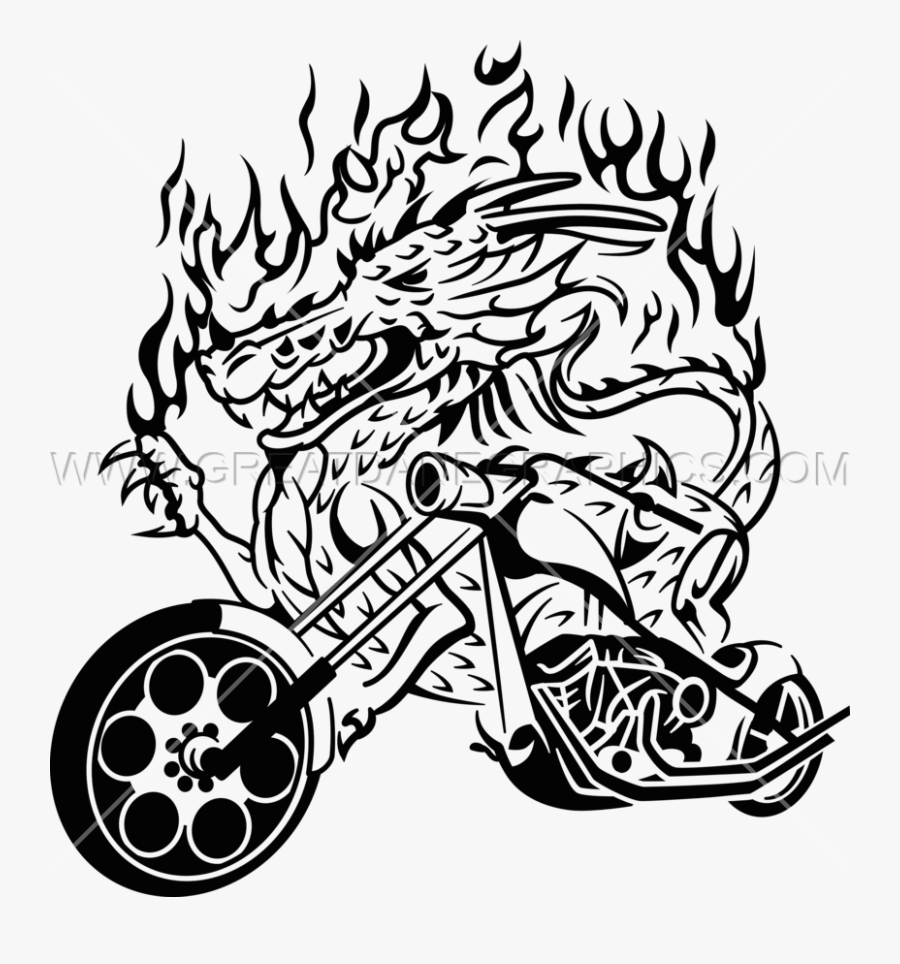 Dragon Motorcycle Clip Art Free, Transparent Clipart