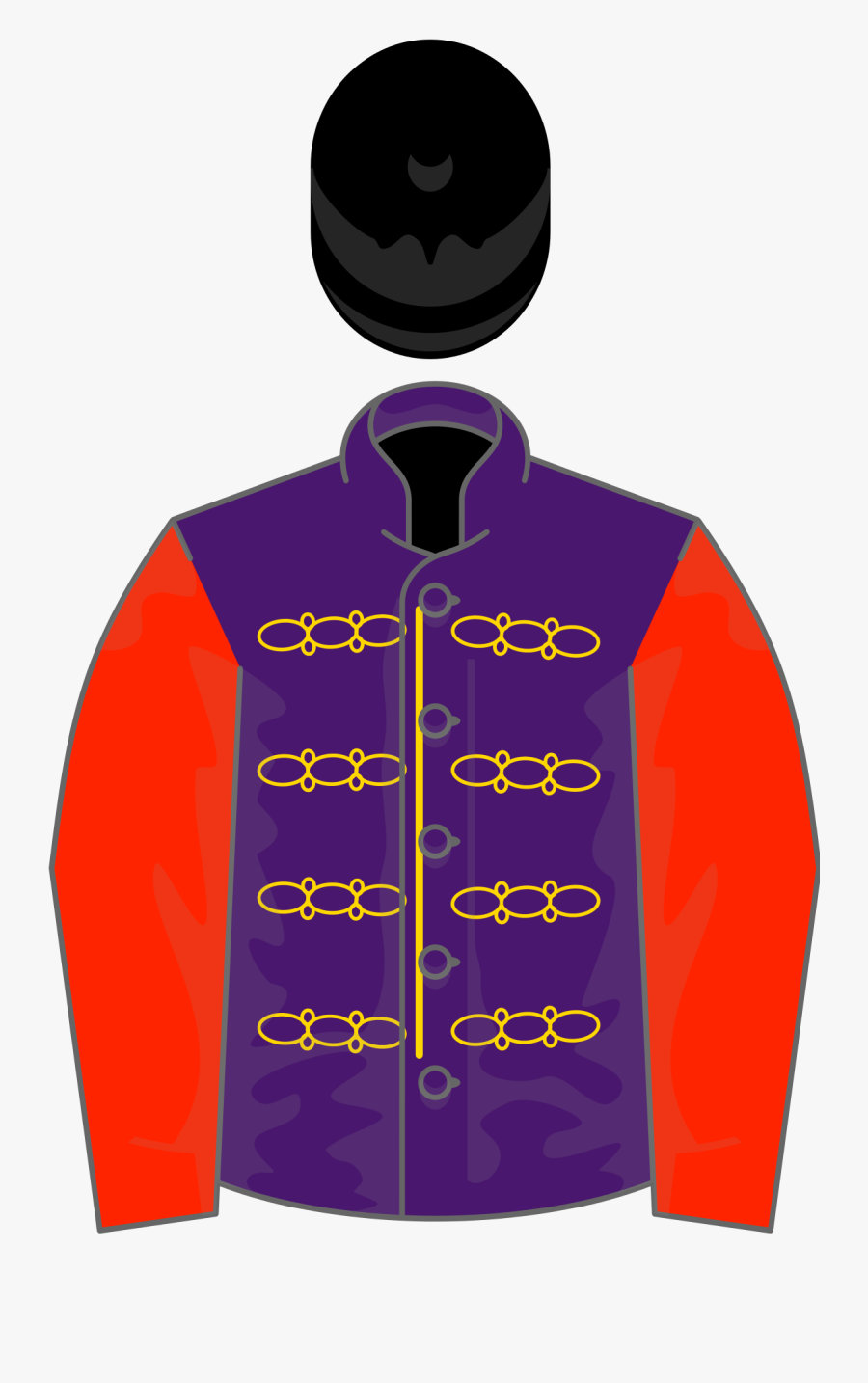 Queens Horse Racing Colours, Transparent Clipart