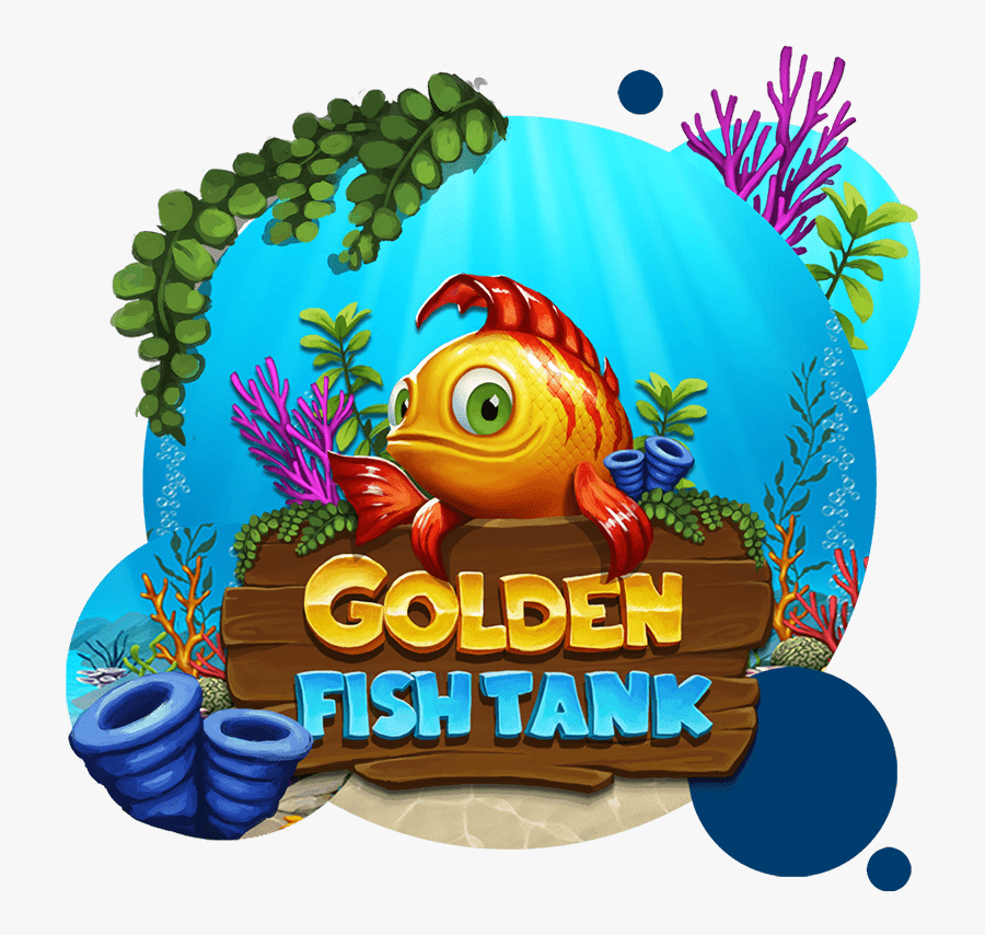 Golden Fish Tank Slot, Transparent Clipart