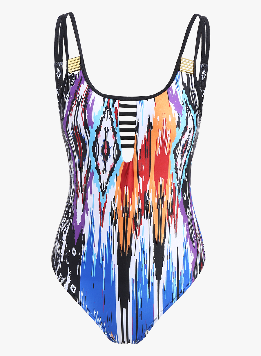 Clip Art Fish Scale Tie Dye - Maillot, Transparent Clipart