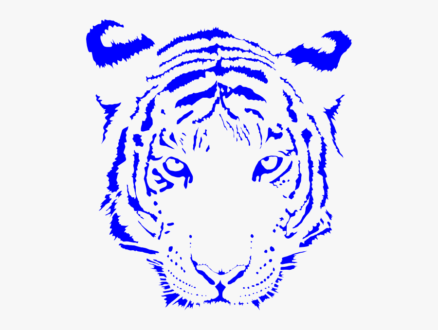 Blue Tiger Paw Png, Transparent Clipart
