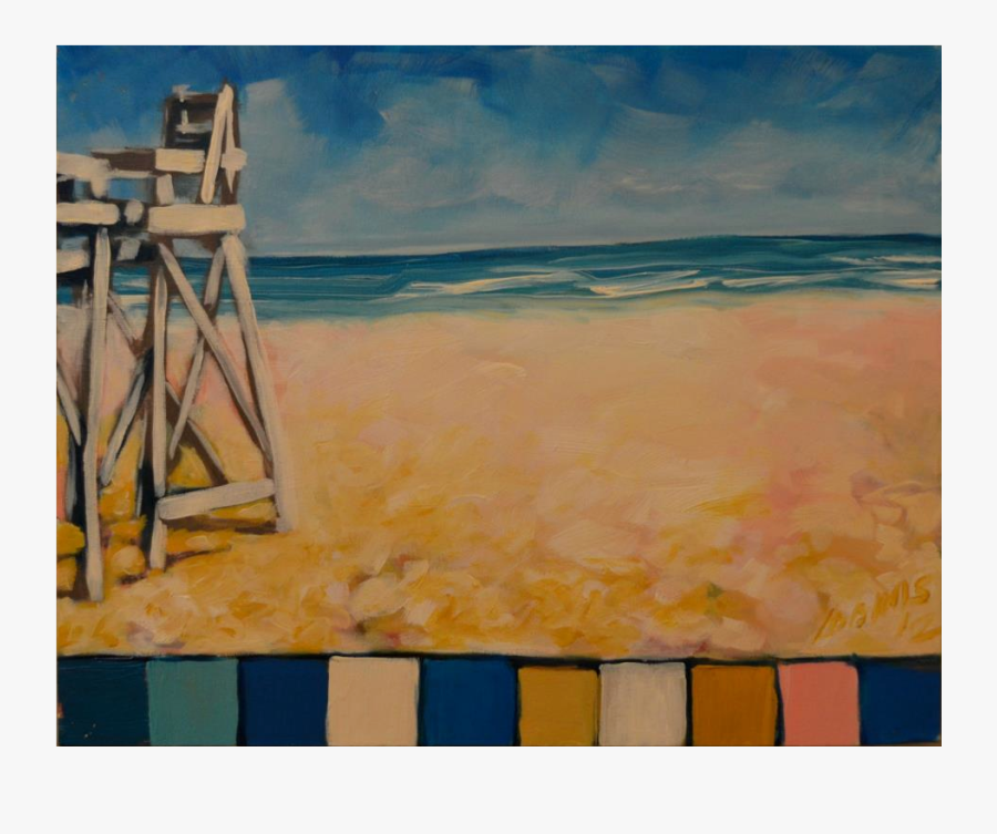 Clip Art Beach Scenes Images - Painting, Transparent Clipart