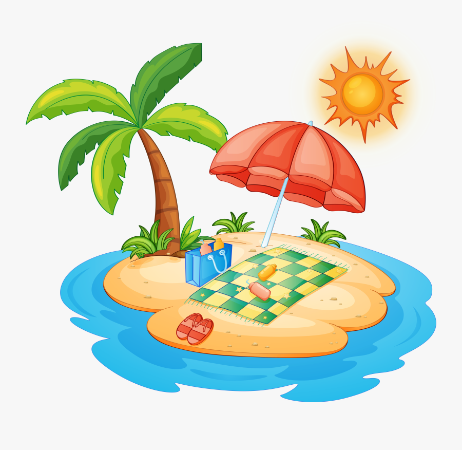 Transparent Coastal Clipart - Beach Hut Clip Art, Transparent Clipart