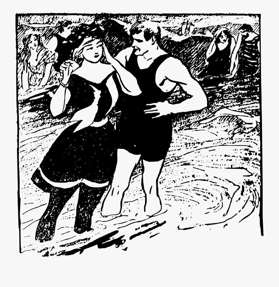 At The Beach Clip Arts - Illustration, Transparent Clipart