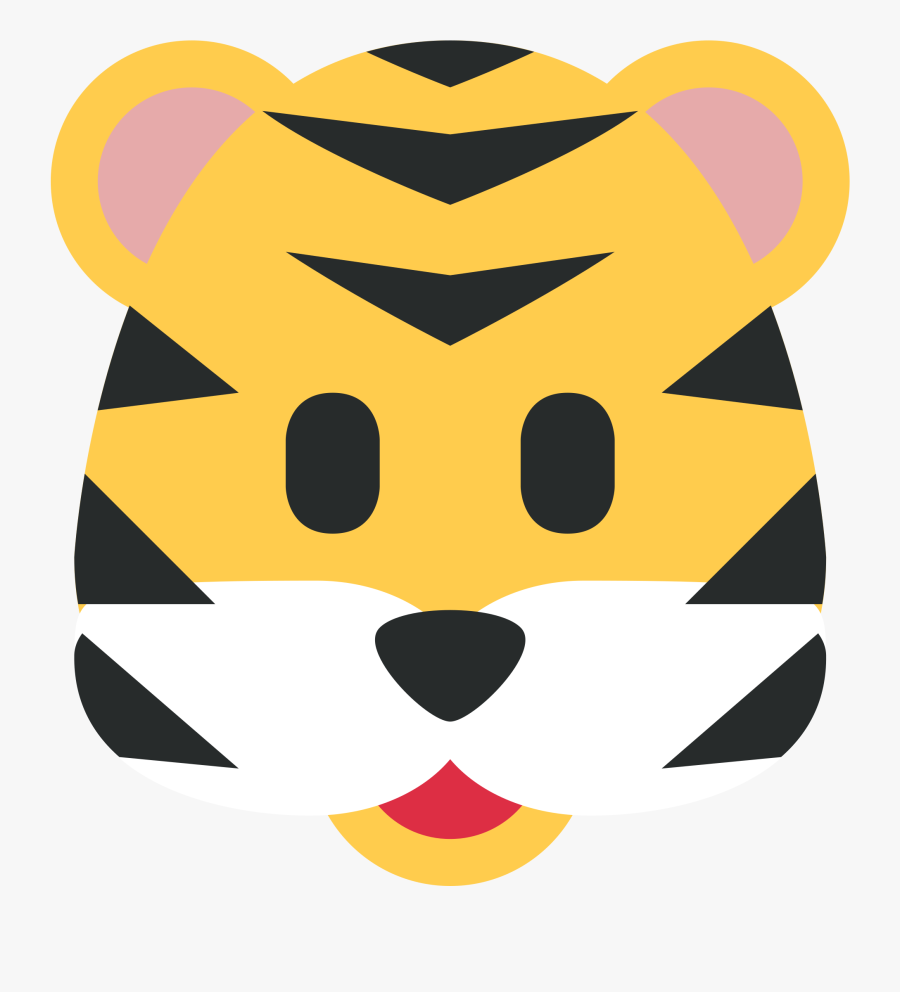 Sticker By Twitterverified Account - Twitter Tiger Emoji, Transparent Clipart