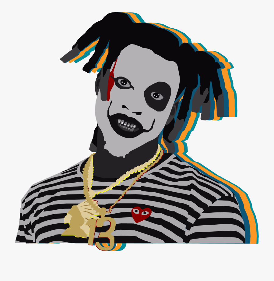 Denzel Curry Clout Cobain Makeup, Transparent Clipart