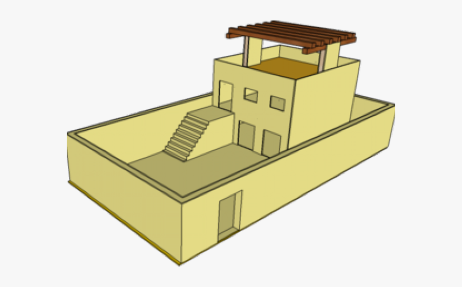 Ancient Egyptian House Model, Transparent Clipart