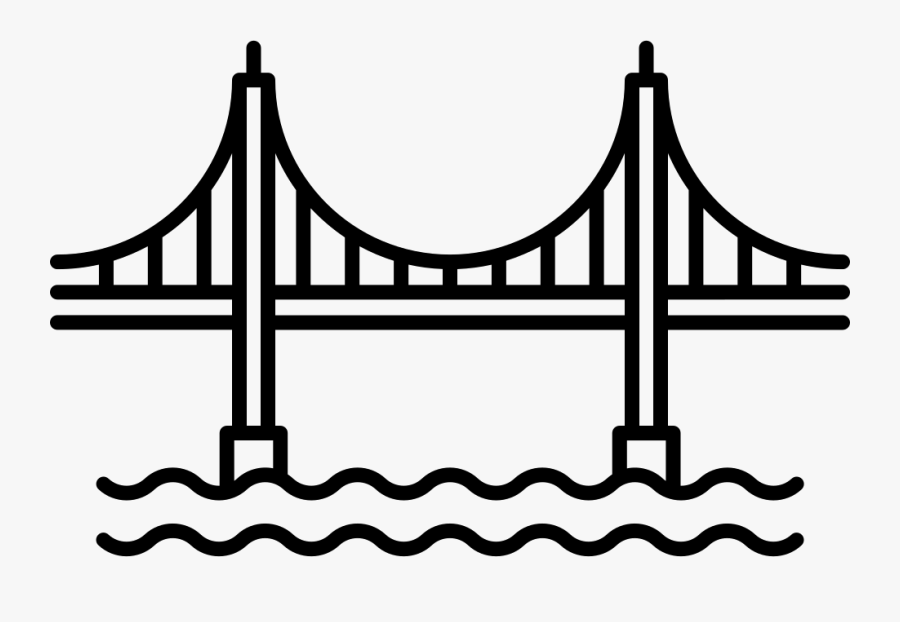 Golden Gate Bridge Comments - Golden Gate Bridge Svg, Transparent Clipart