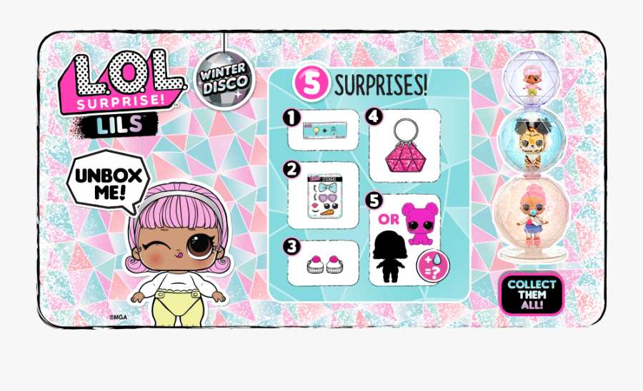 Lol Surprise Winter Disco Lils, Transparent Clipart