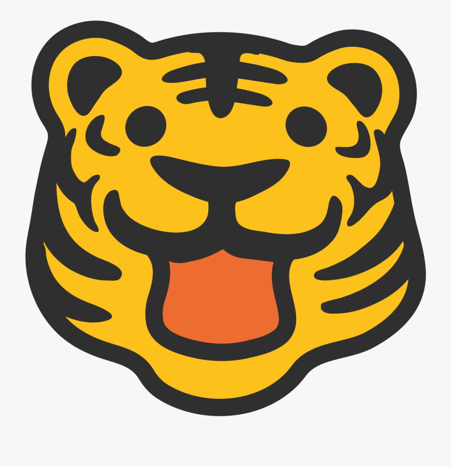 Tigre Emoji, Transparent Clipart