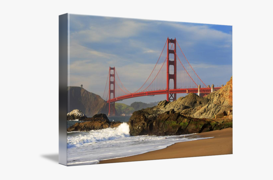 Clip Art By Inge Johnsson - Golden Gate Bridge, Transparent Clipart