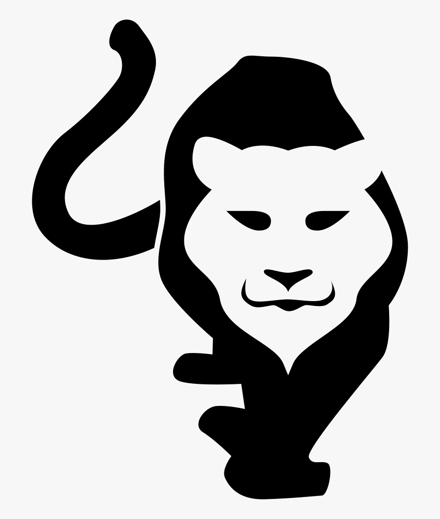 Tiger Face Silhouette On Body - Mujer Con Silueta De Tigre, Transparent Clipart