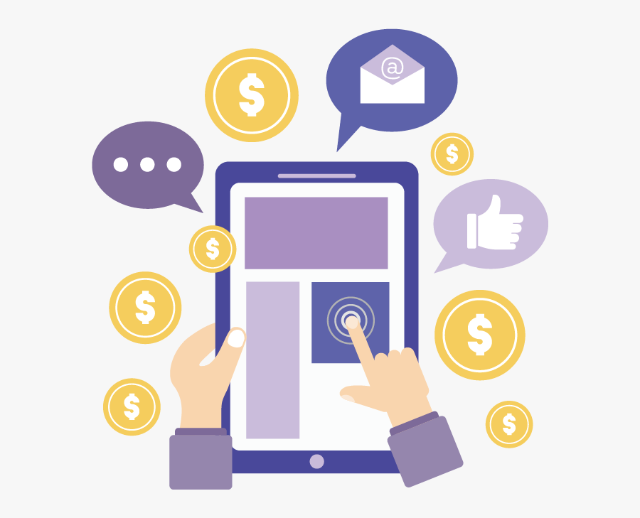 Online Marketing Vector Png, Transparent Clipart