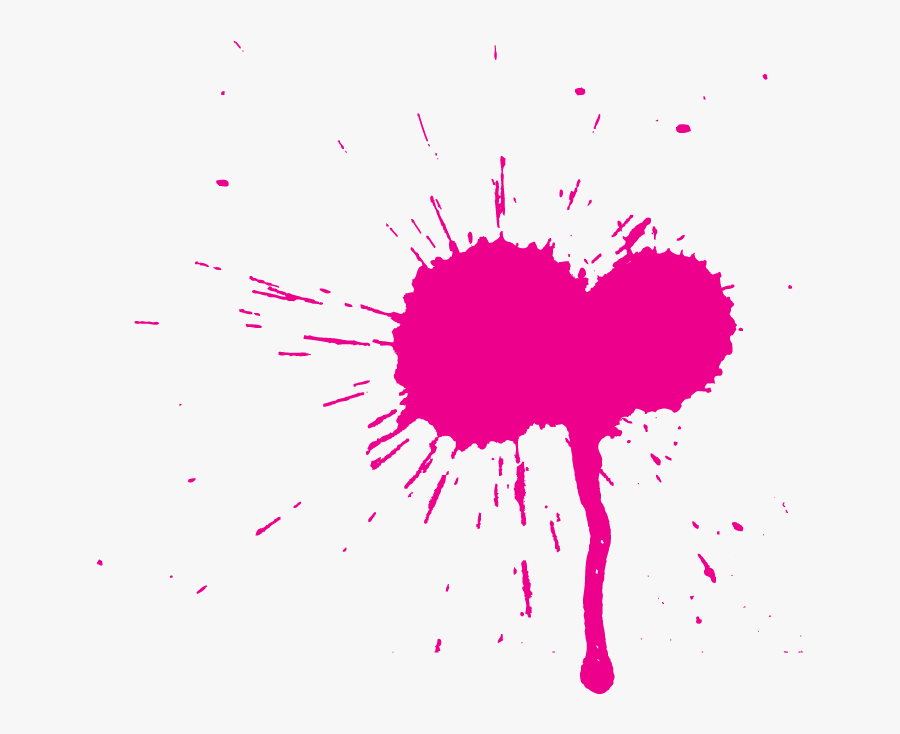 Clip Art Pink Splatter Png - Pink Blood Splatter Transparent, Transparent Clipart