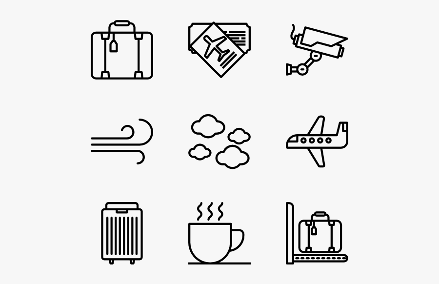 Airport - Japanese Food Icon, Transparent Clipart