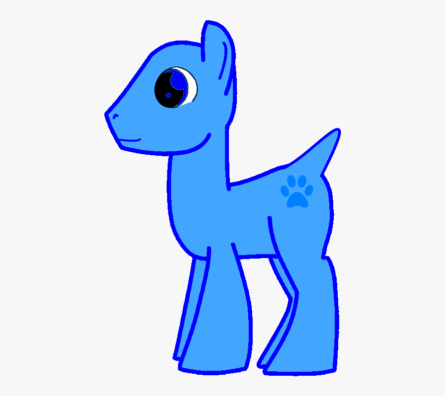 Bucky, Blue, Blues Clues, Ponified, Rule 63, Safe, - Living Tombstone Mlp Oc, Transparent Clipart