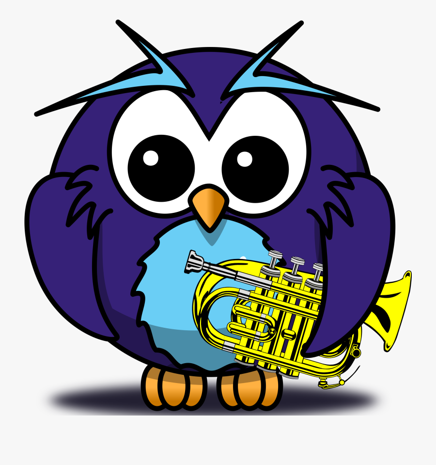 Owl,purple,beak - Cartoon Owl, Transparent Clipart