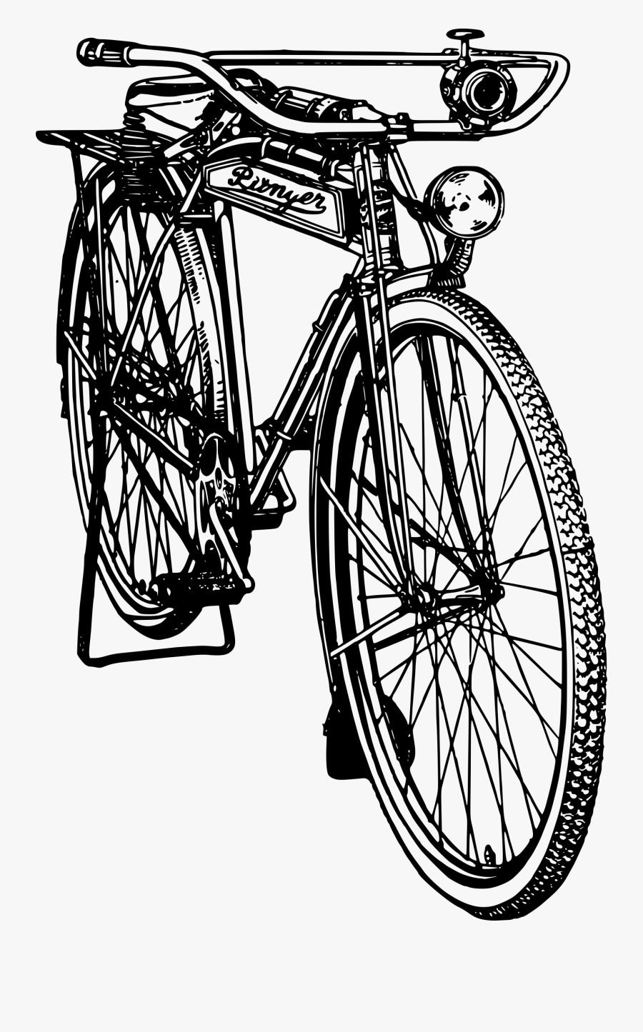 Old Style Bicycle Clip Arts - Bicycle, Transparent Clipart