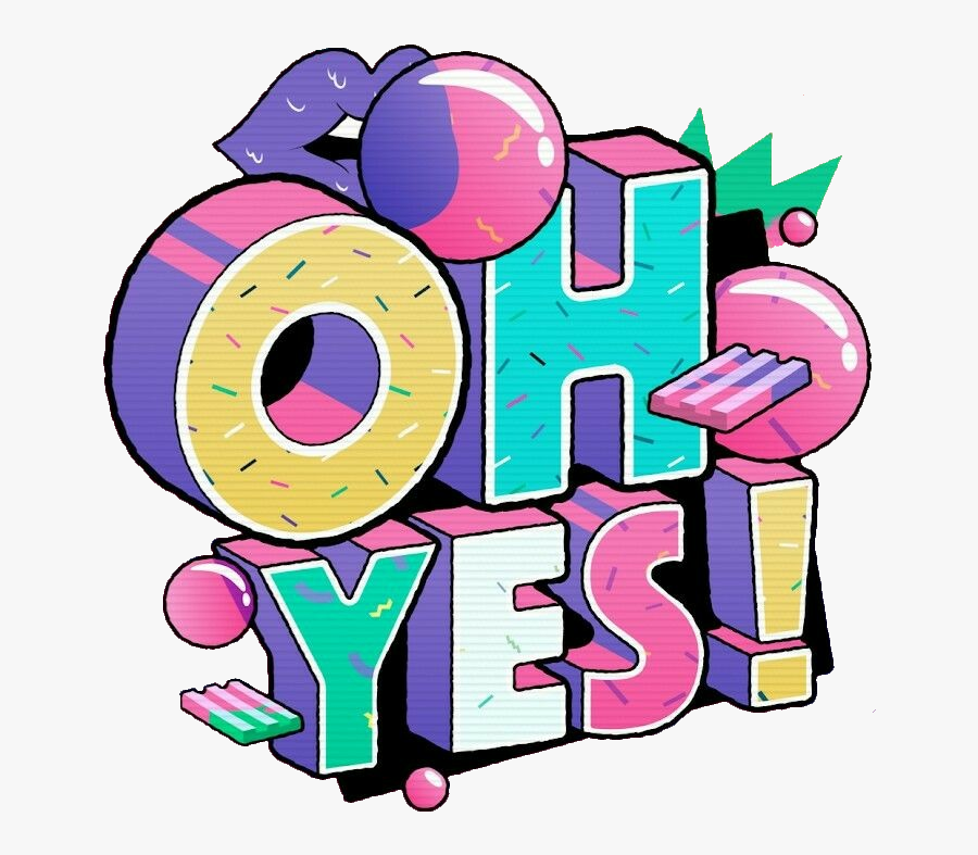 #ohyeah #party #90s #geometry #circle #colorful #geometric, Transparent Clipart