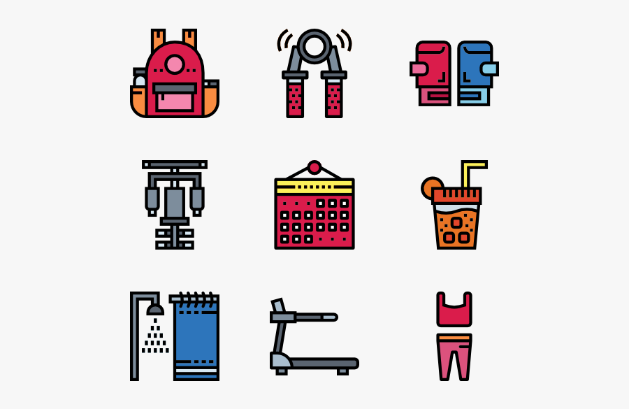 Fitness Gym, Transparent Clipart