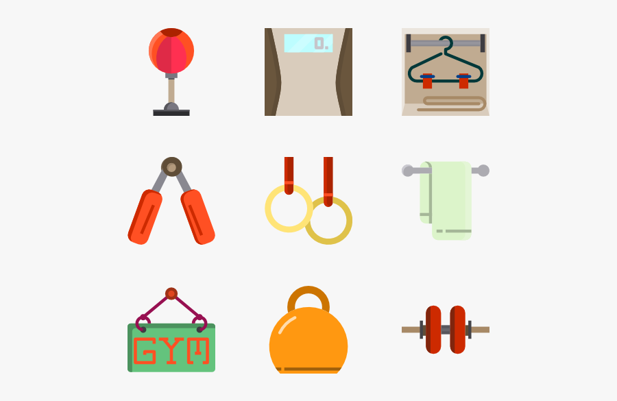 Gym, Transparent Clipart