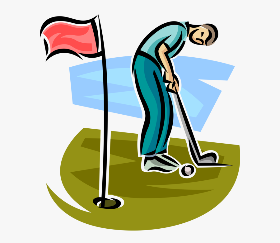 Picture Royalty Free Library Golfer Makes On Golf Green