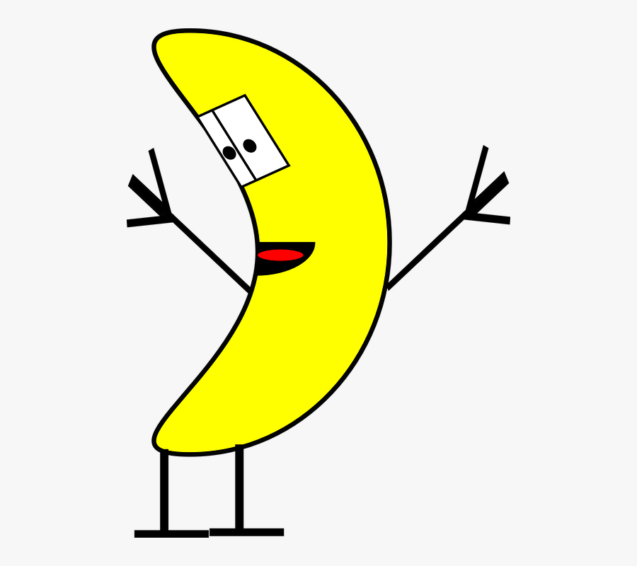 Banana Person Clip Art, Transparent Clipart