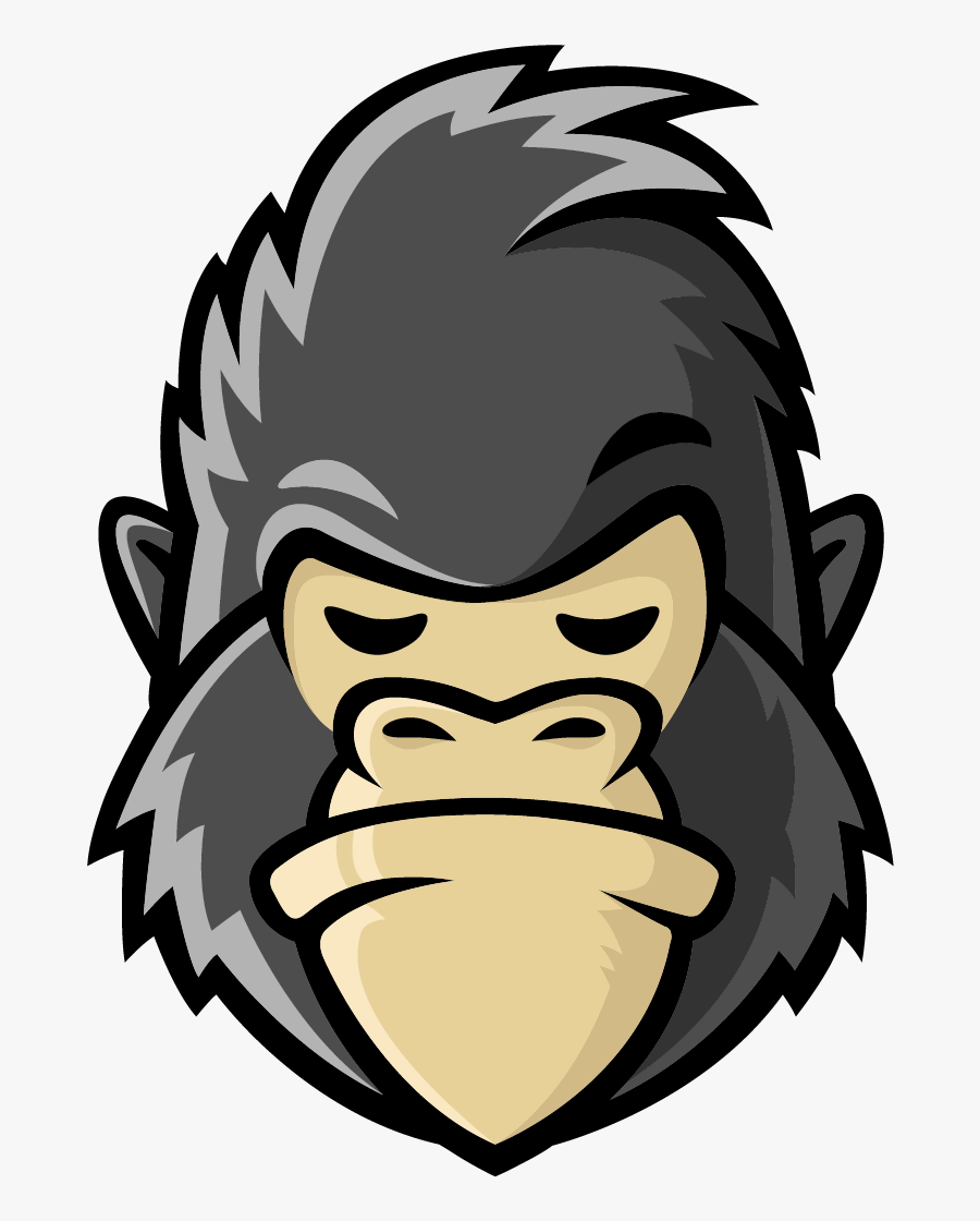 Png Freeuse Library Ape Clipart Mankey - Gorilla Logo Png, Transparent Clipart