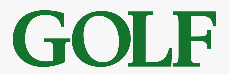 Golf Magazine Logo, Transparent Clipart