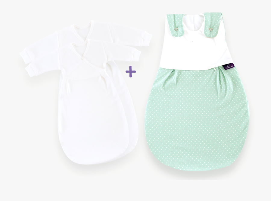 Little Dots Sleeping Bag Set In Mint - Girl, Transparent Clipart