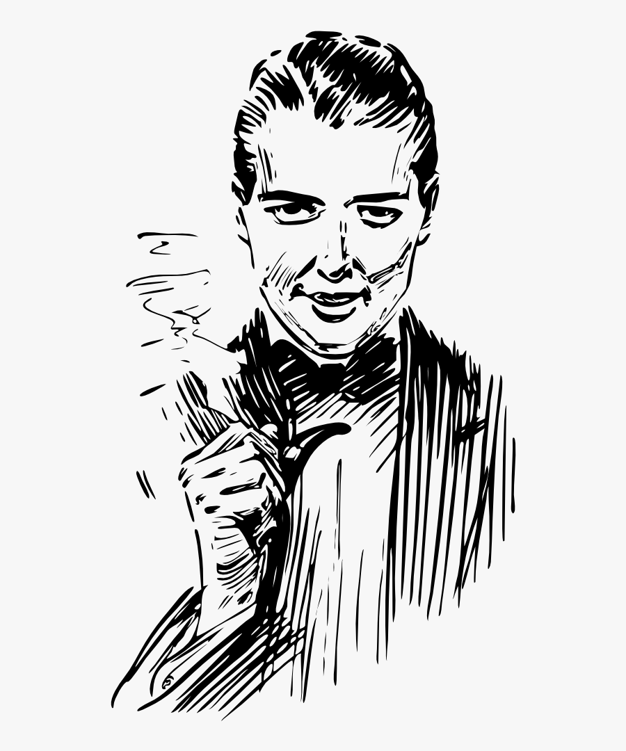 Pipe Smoking Man - Kartun Pipe Smoking Man, Transparent Clipart