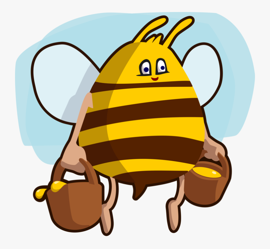 Bumblebee,insect,yellow - Clipart Honey Bee, Transparent Clipart