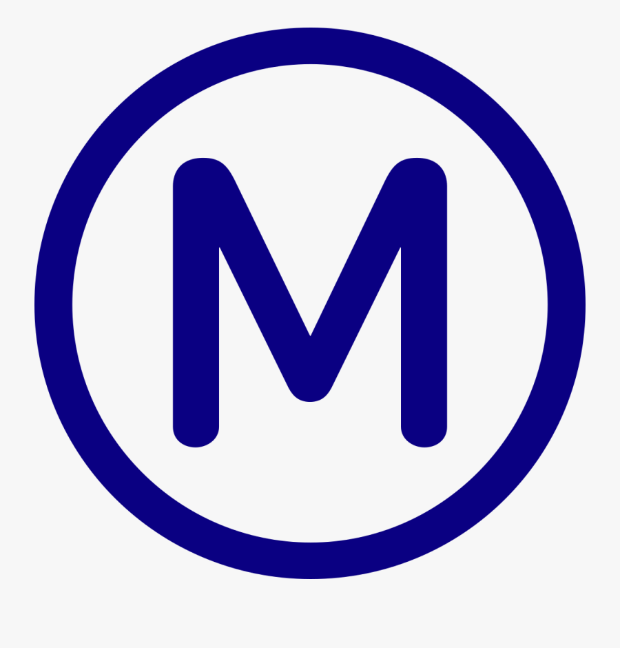 Logo Métro Png, Transparent Clipart