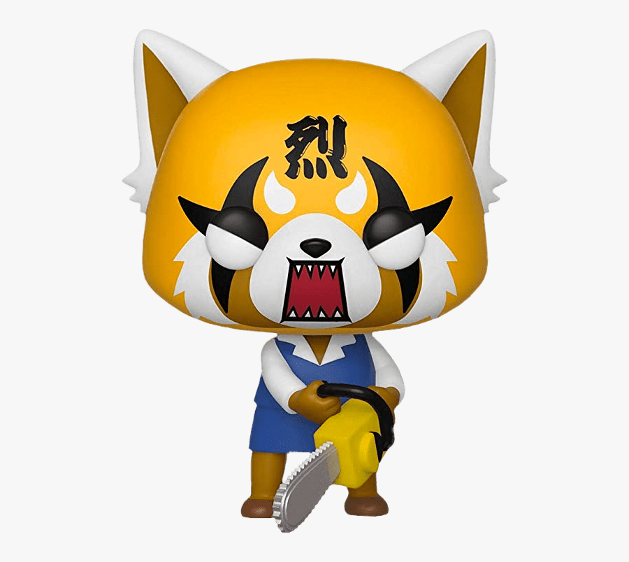 Aggretsuko With Chainsaw - Funko Pop Sanrio Aggretsuko, Transparent Clipart