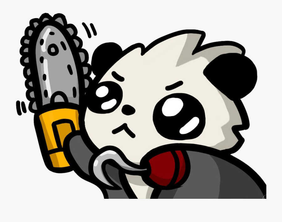 Clip Art Pandachainsaw Discord - Panda Emojis For Discord, Transparent Clipart